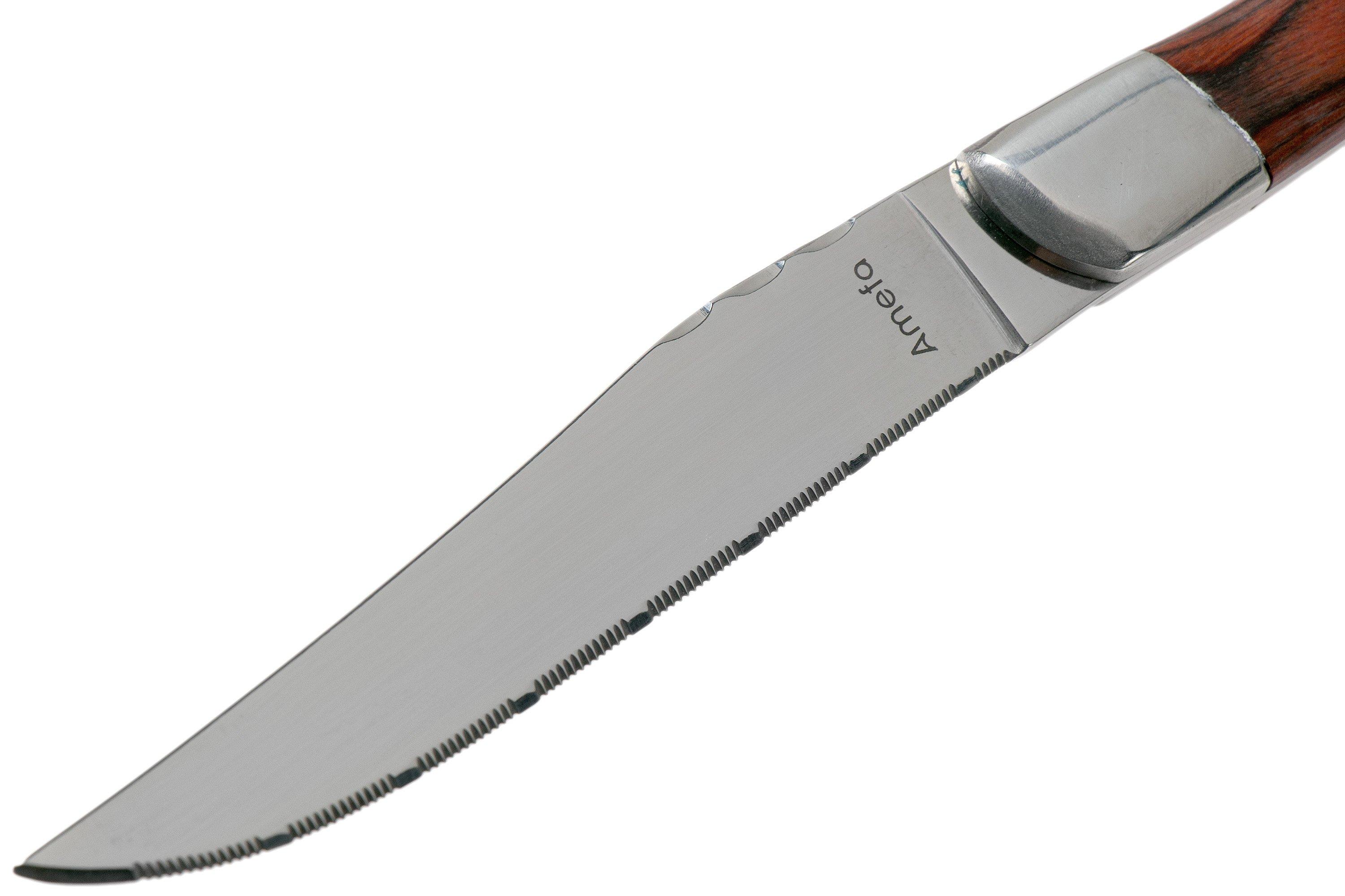 Amefa Royal Steak 2520 couteaux à steak, 6 pièces dans un coffret en