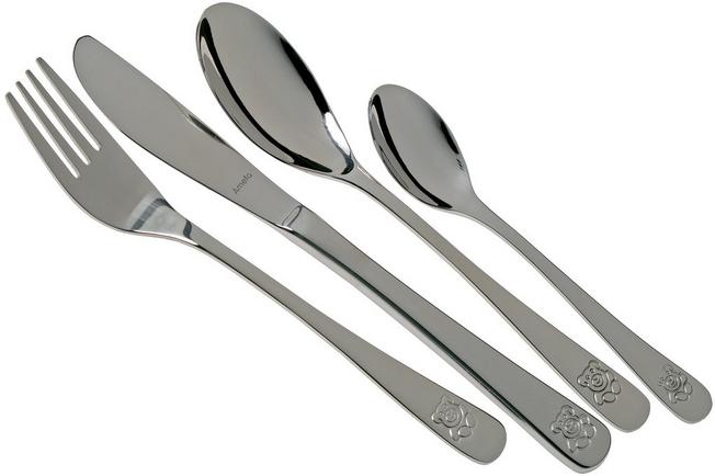 Personalised Kids Cutlery Set Stainless Steel Flatware 4pcs Set