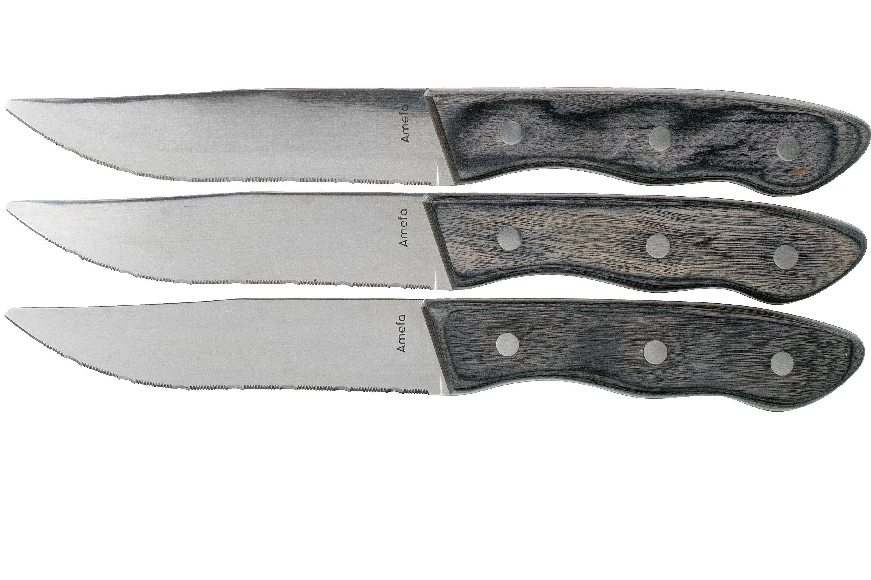 Amefa Hercule XXL 4917 three steak knives Advantageously shopping at