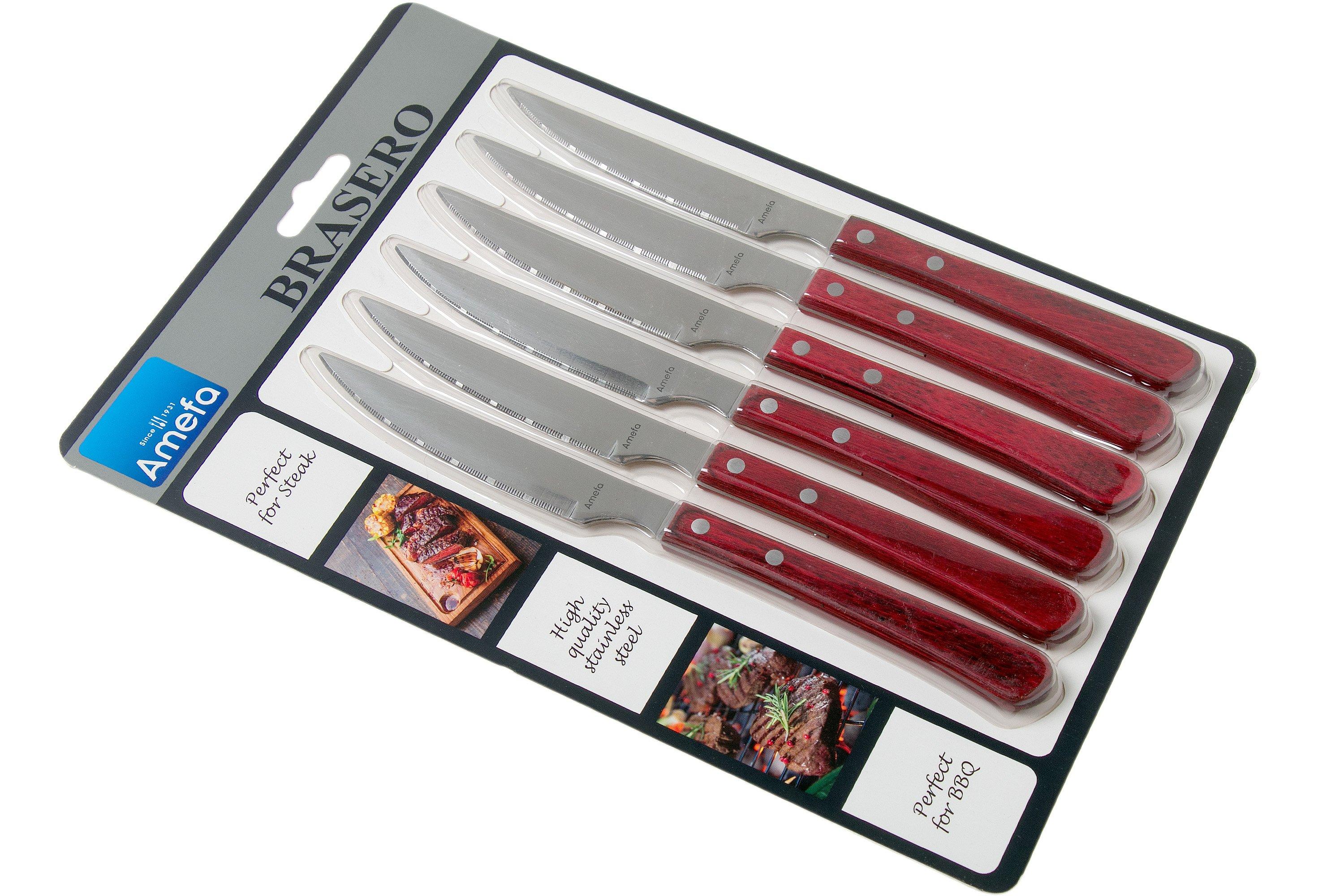Amefa Brasero 4957 six steak knives Advantageously shopping at