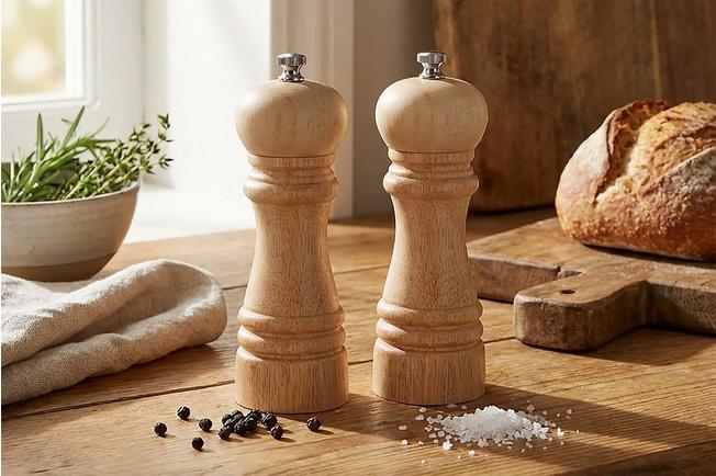 Afbeelding voor Amefa Classic 675514PE34PS2, 2-delige peper- en zoutmolenset, wood, 15 cm