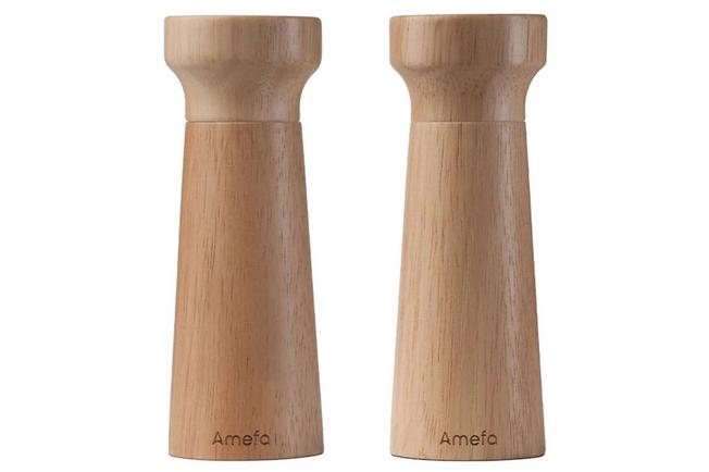 Afbeelding voor Amefa Modern 676511PE27PS2, 2-delige peper- en zoutmolenset, hout, 15 cm