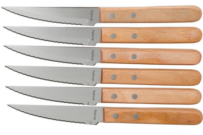 Amefa Pizza 7000 steakmessen 6 | Voordelig kopen bij knivesandtools.be