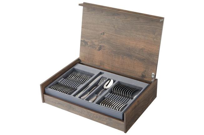 Afbeelding voor Amefa Sierra 805123MDF2L45, 84-delige bestekset in houten cassette