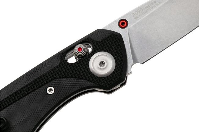 Afbeelding voor ANV A090BB, Stonewashed Sandvik 14C28N, Black G10 zakmes