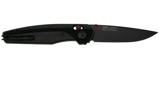 Afbeelding voor ANV A200BB DLC Sleipner, Black G10, zakmes