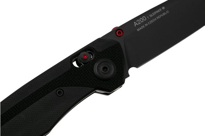 Afbeelding voor ANV A200BB DLC Sleipner, Black G10, zakmes