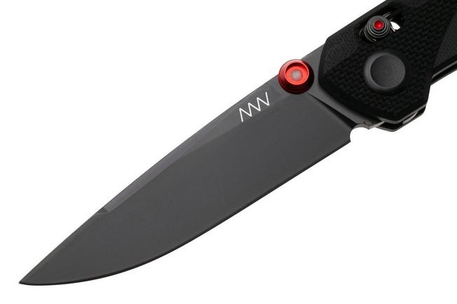 Afbeelding voor ANV A200BB, DLC Elmax, Black G10, zakmes