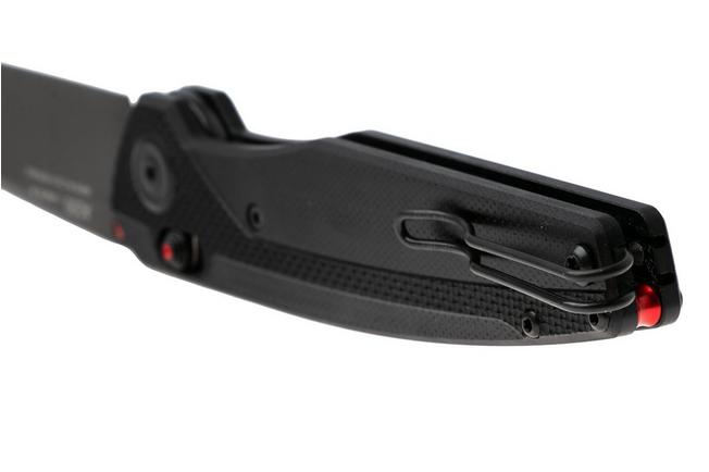 Afbeelding voor ANV A200BB, DLC Sandvik 14C28N, Black G10, zakmes