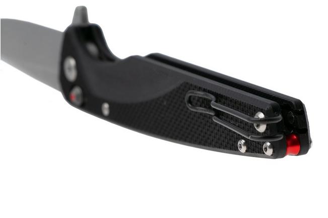 Afbeelding voor ANV A300BB, Stonewashed Sandvik 14C28N, Black G10, Flipper zakmes