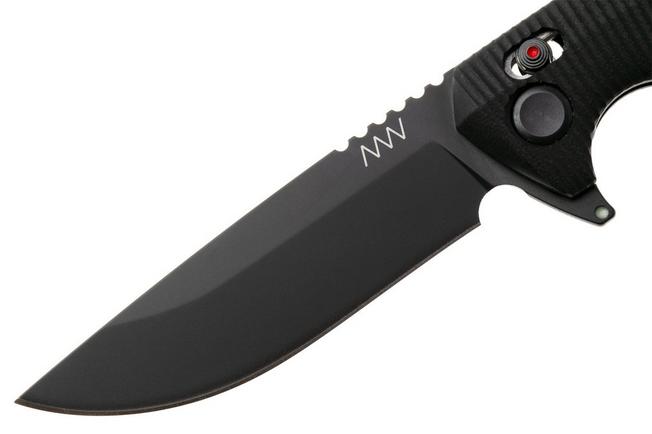 Immagine per ANV A400 A400-003, DLC Sandvik, Black G10 coltellino tascabile