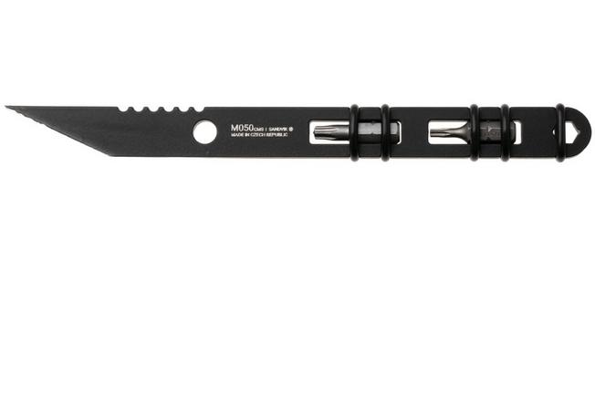 Afbeelding voor ANV Knives M050 MC, PVD Sandvik 14C28N, DLC kydex schede, kiridashi