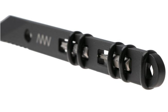 Afbeelding voor ANV Knives M050 MC, PVD Sandvik 14C28N, DLC kydex schede, kiridashi