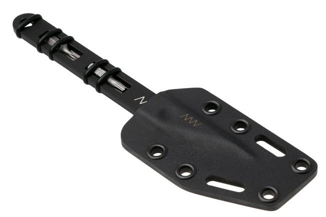 Afbeelding voor ANV Knives M050 MC, PVD Sandvik 14C28N, DLC kydex schede, kiridashi