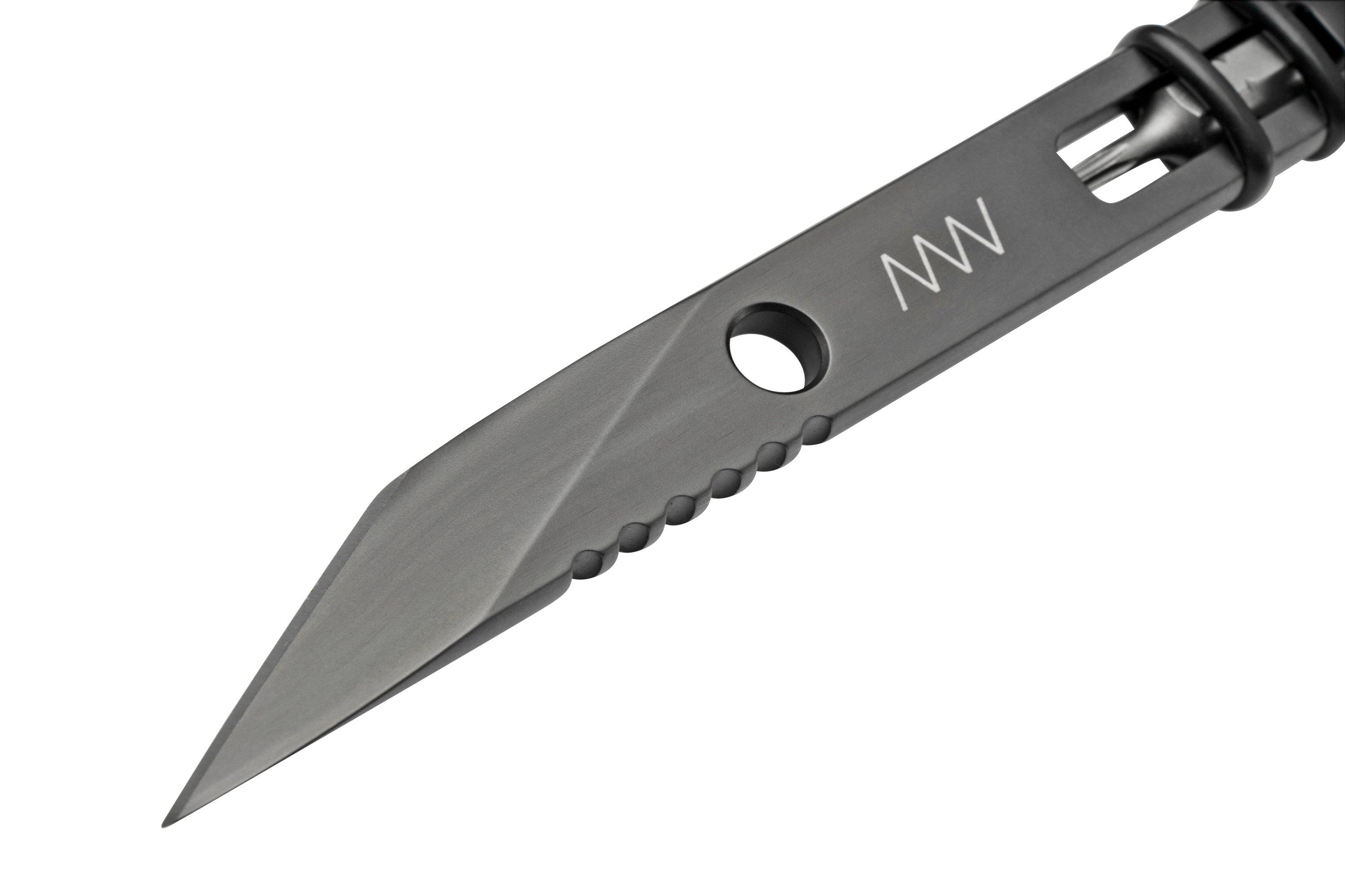 ANV Knives M050 CMS Elmax DLC kydex sheath, kiridashi Advantageously