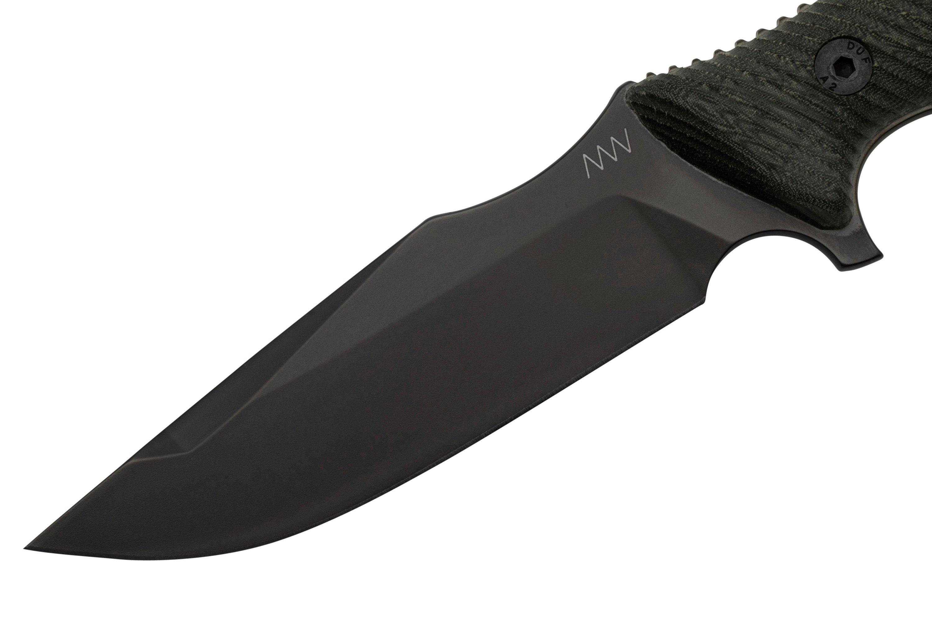 ANV Knives M311 SPELTER DLC Elmax Black Handle, Black Kydex Sheath,  survival knife | Advantageously shopping at Knivesandtools.com