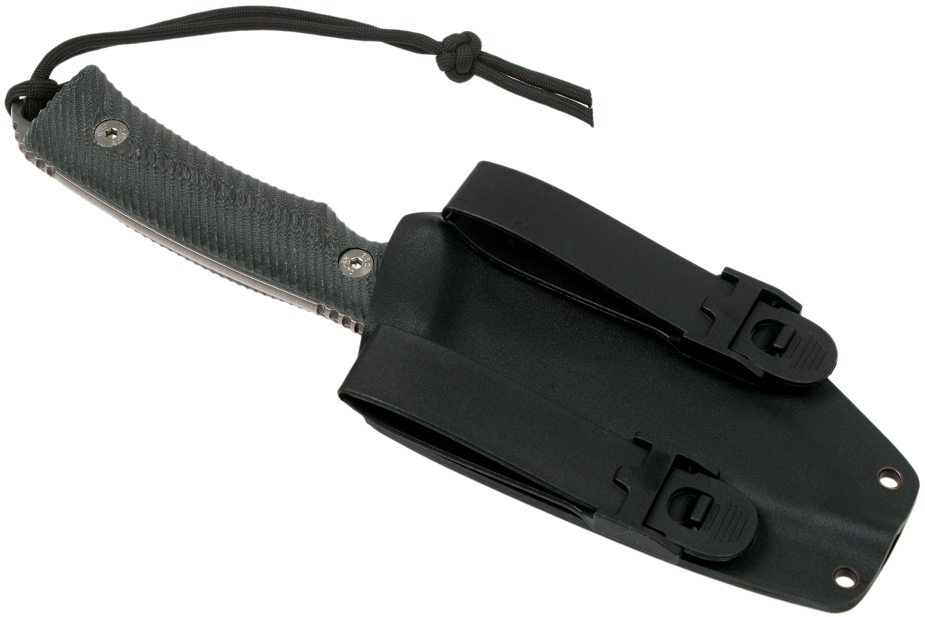 ANV M311 Spelter N690, Black Handle, M311-N690-028, Black Kydex Sheath ...