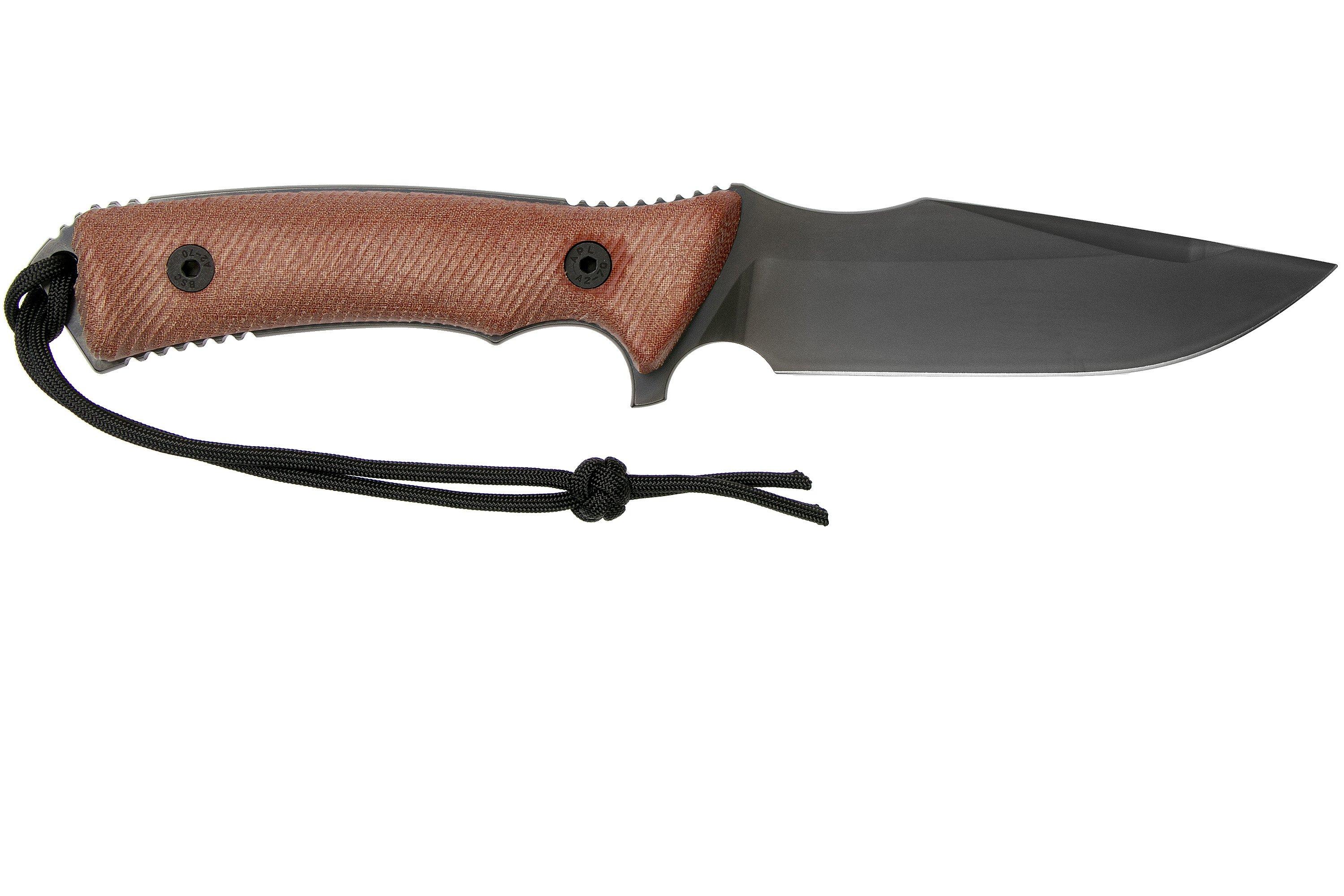 ANV M311 Spelter DLC Elmax, Black Handle, M311, Black Kydex Sheath,  survival knife | Advantageously shopping at Knivesandtools.com