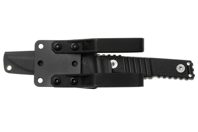 Image for ANV P150, P150-001, Stonewashed Sleipner, Black GRN, fixed knife, Petr Janda design