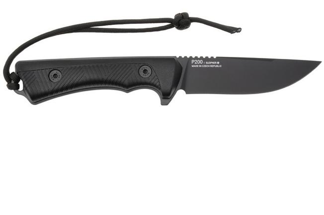 Afbeelding voor ANV P200, P200-046, Black Cerakote Sleipner, Black GRNPU, survivalmes
