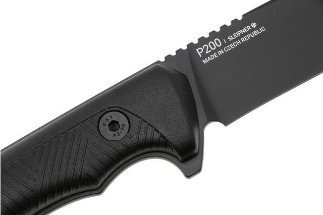 Afbeelding voor ANV P200, P200-046, Black Cerakote Sleipner, Black GRNPU, survivalmes