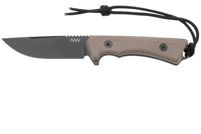 Afbeelding voor ANV P200, P200-048, Black Cerakote Sleipner, Coyote GRNPU, survivalmes