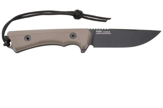 Afbeelding voor ANV P200, P200-048, Black Cerakote Sleipner, Coyote GRNPU, survivalmes