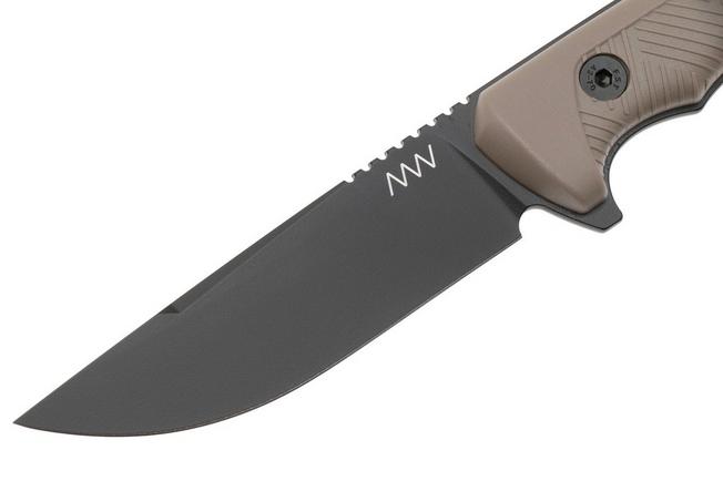 Afbeelding voor ANV P200, P200-048, Black Cerakote Sleipner, Coyote GRNPU, survivalmes