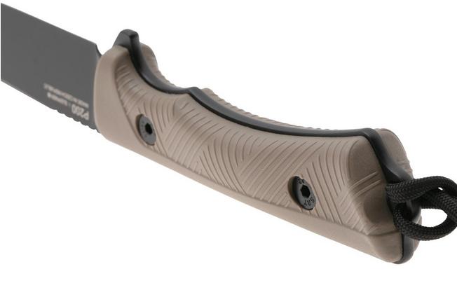 Afbeelding voor ANV P200, P200-048, Black Cerakote Sleipner, Coyote GRNPU, survivalmes