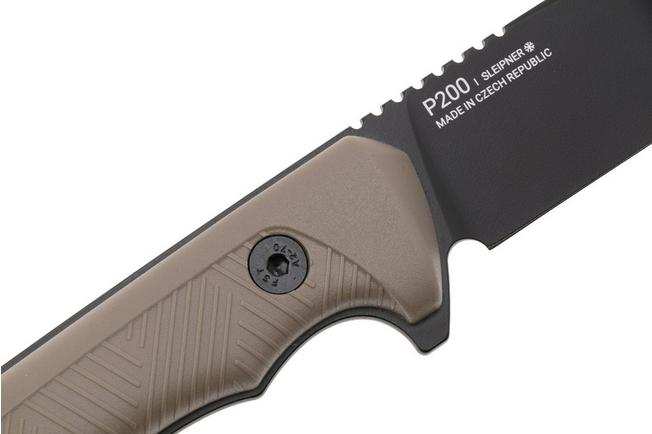 Afbeelding voor ANV P200, P200-048, Black Cerakote Sleipner, Coyote GRNPU, survivalmes
