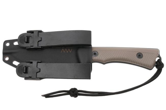 Afbeelding voor ANV P200, P200-048, Black Cerakote Sleipner, Coyote GRNPU, survivalmes