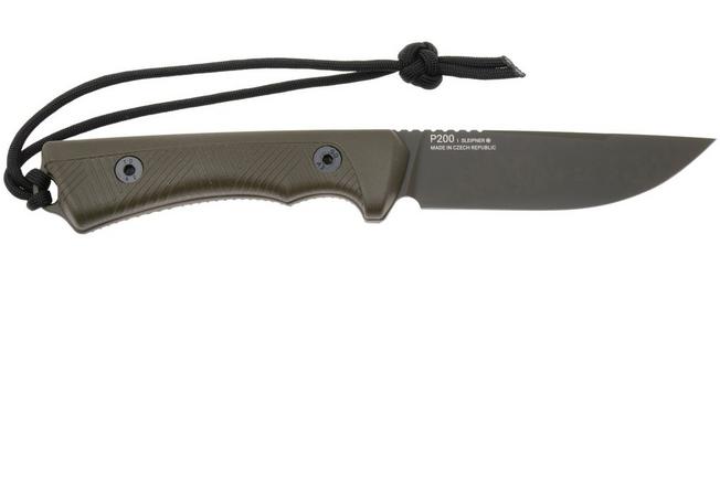Afbeelding voor ANV P200, P200-050, Olive Cerakote Sleipner, Olive GRNPU, survivalmes