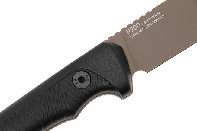 Afbeelding voor ANV P200, P200-052, Coyote Cerakote Sleipner, Black GRNPU, survivalmes