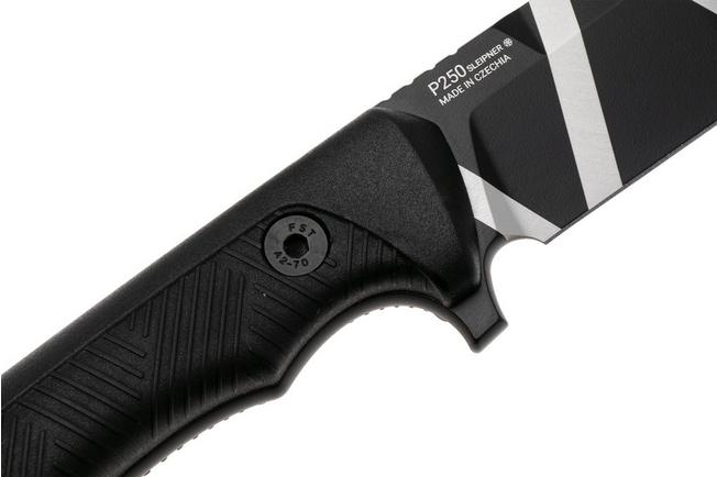 Afbeelding voor ANV P250 P250-001 Cerakote Black Camo Sleipner, Black GRNPU, survivalmes