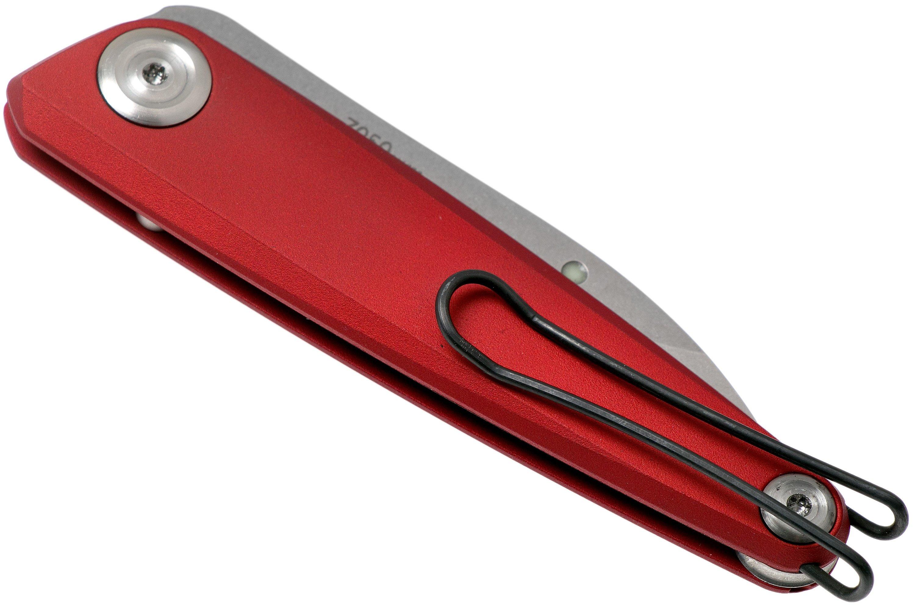 ANV Z050 N690, Red Handle, Z050002, Slipjoint pocket knife