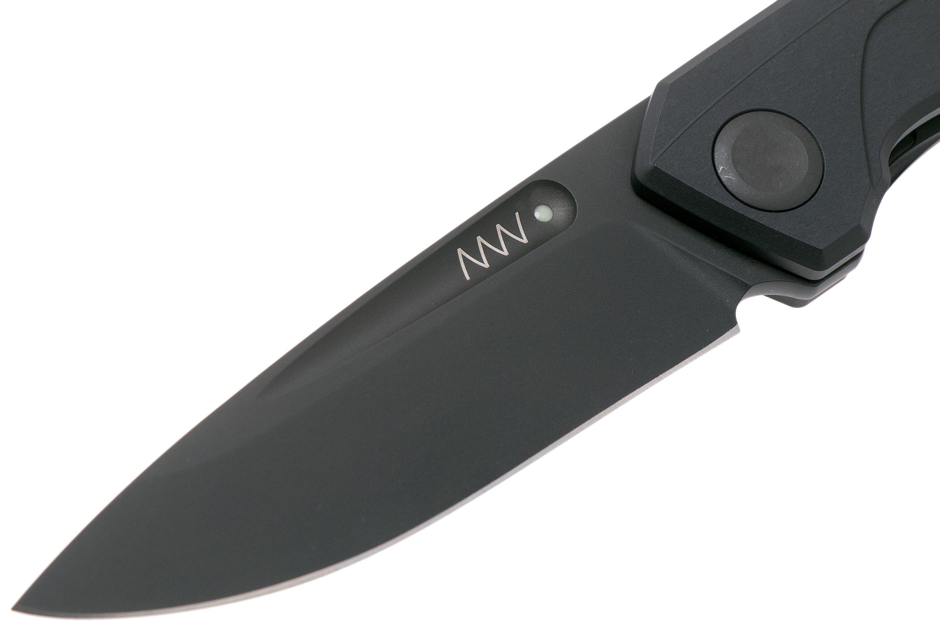 ANV Z200 Sleipner, DLC, Framelock, ANVZ500-024 pocket knife ...