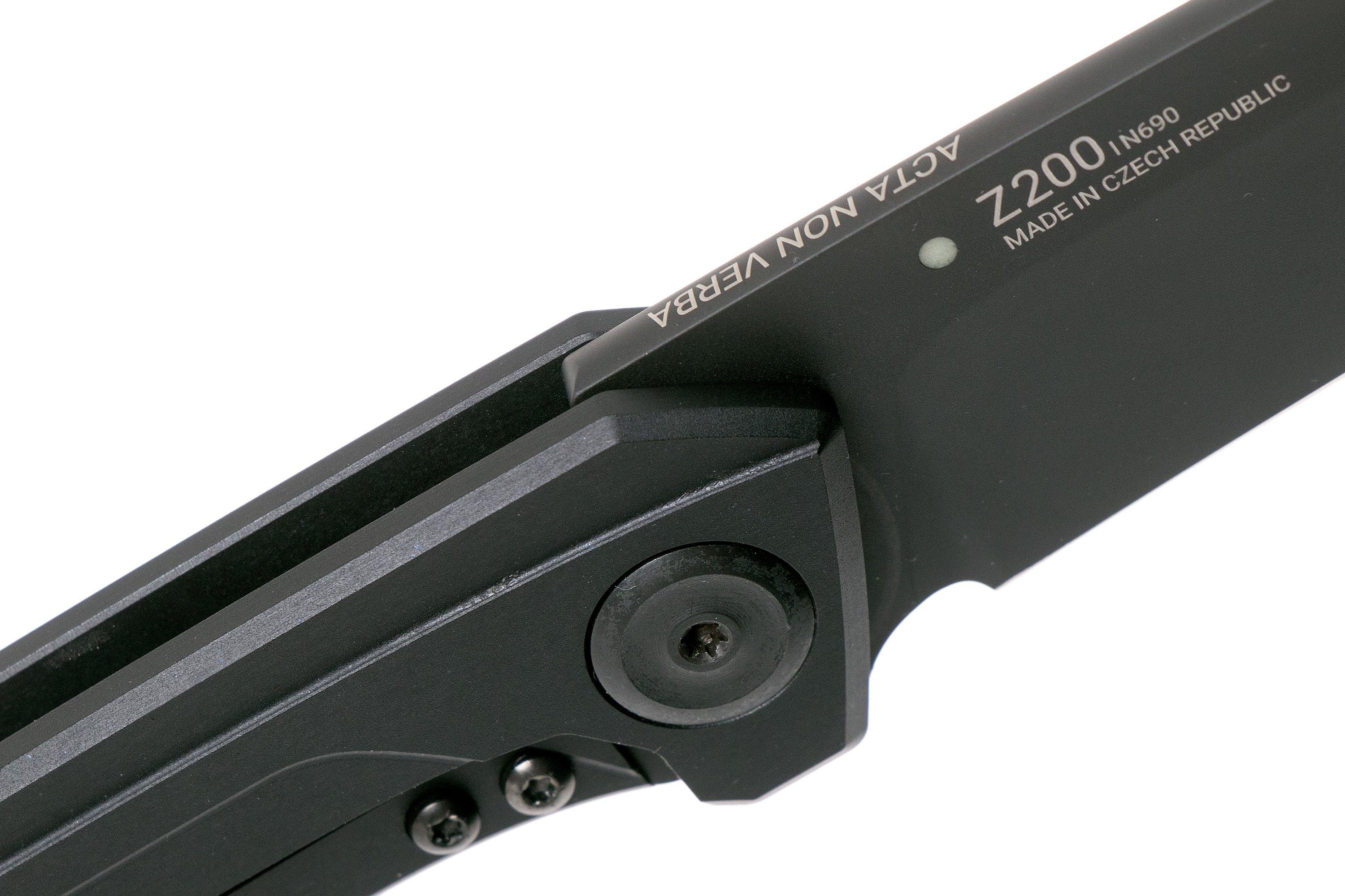 ANV Z200 Sleipner, DLC, Framelock, ANVZ500-024 pocket knife ...