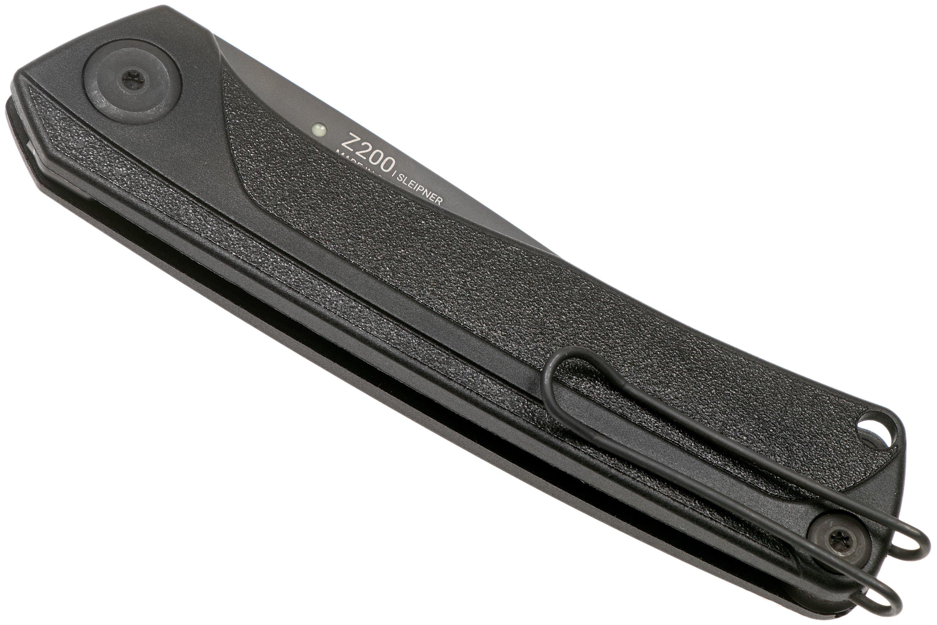 ANV Knives Z200 Sleipner, Schwarz DLC, GRN, Linerlock Z200-040 ...