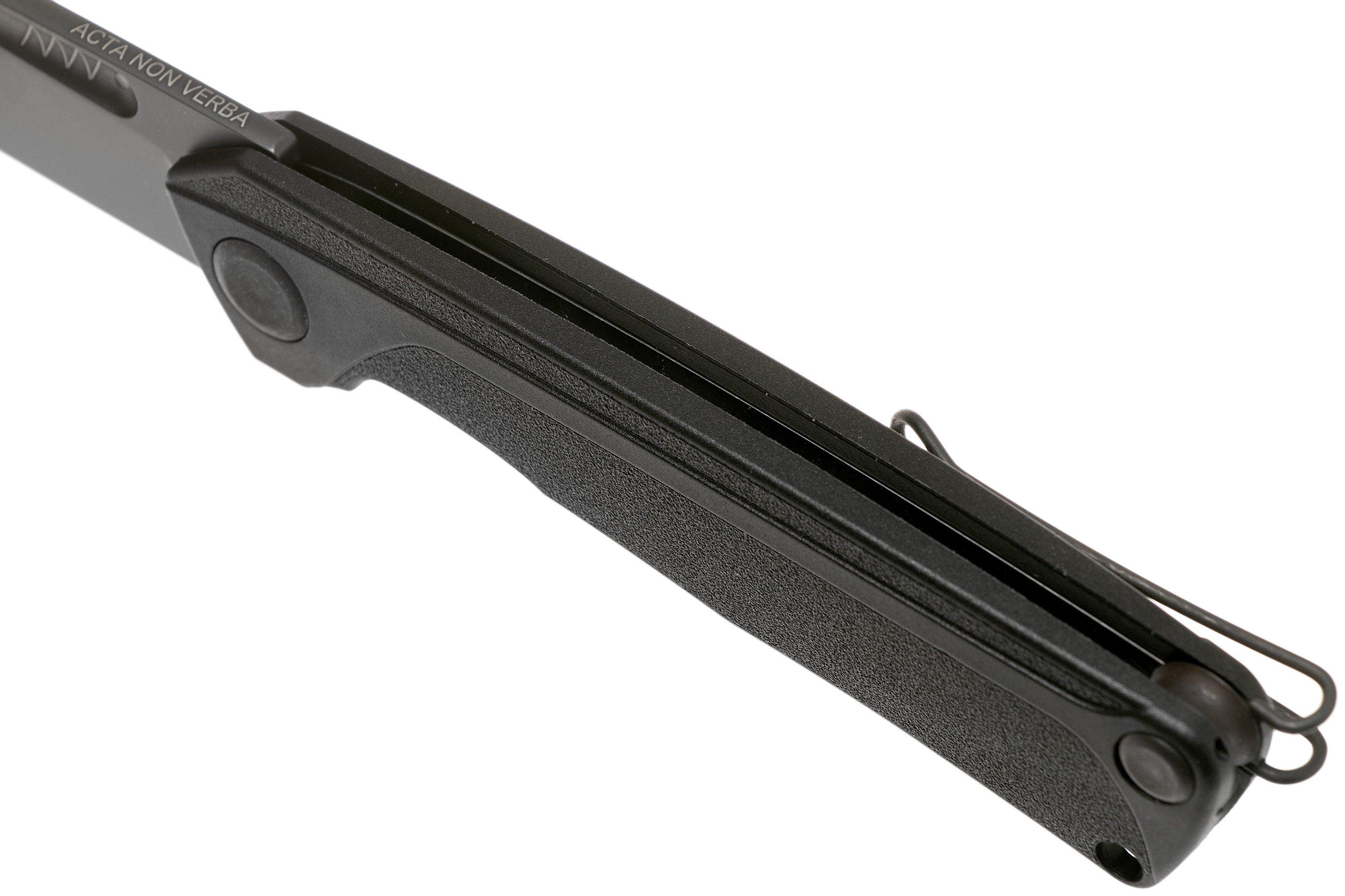 ANV Knives Z200 Sleipner, Schwarz DLC, GRN, Linerlock Z200-040 ...