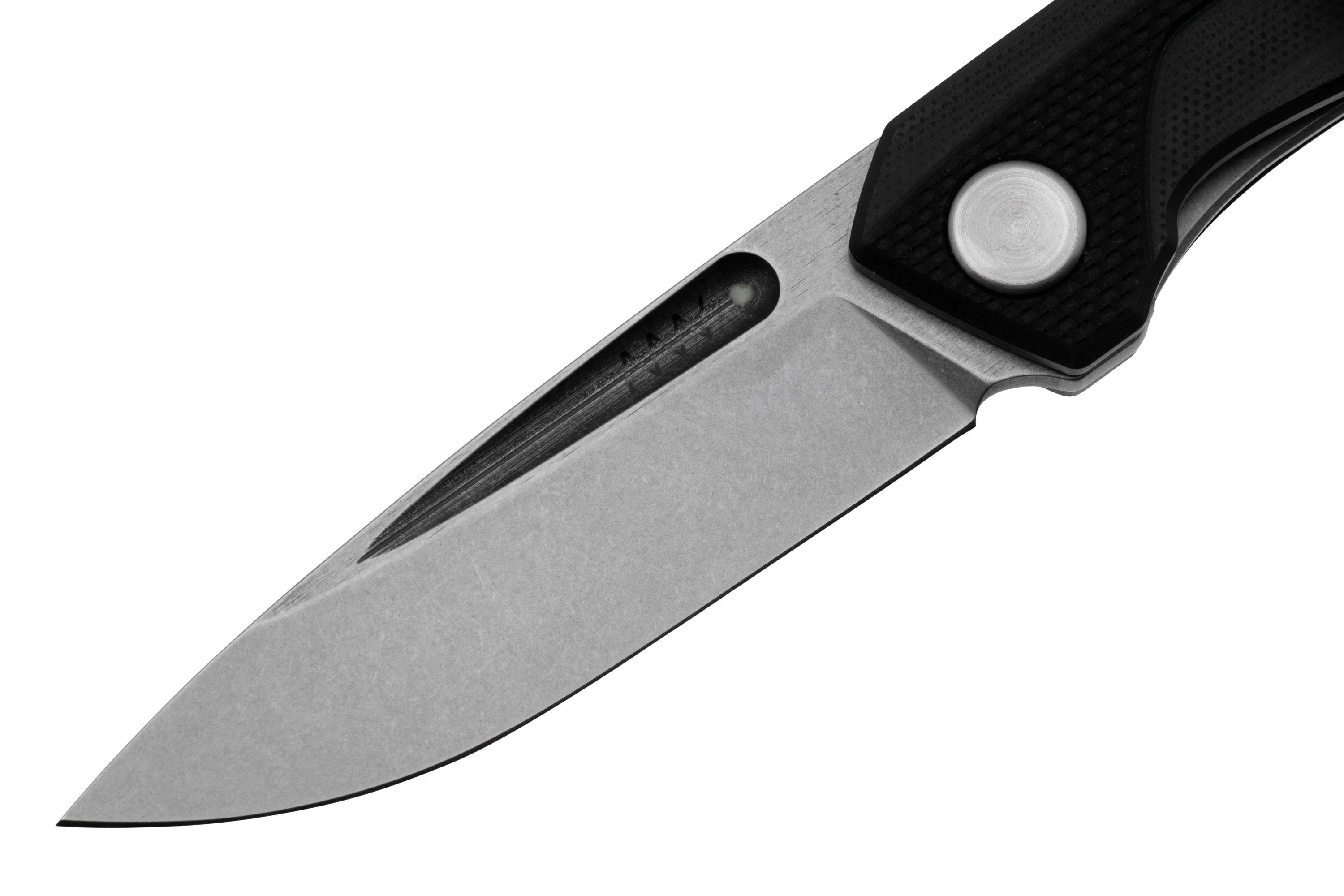 ANV Z200, VZ200-043, Sleipner, Linerlock, Black G10, pocket knife ...