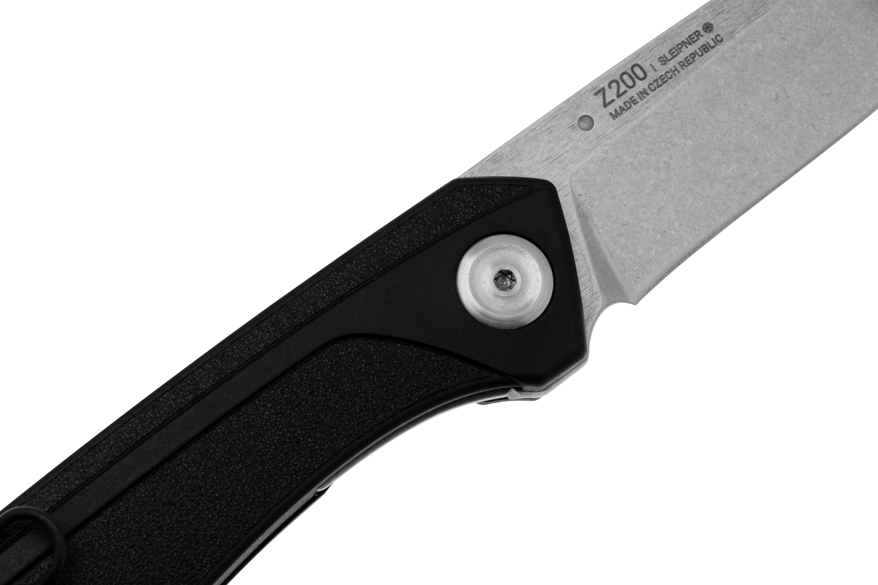 ANV Z200 Sleipner Z200BB-044 Linerlock, Black GRN pocket knife ...