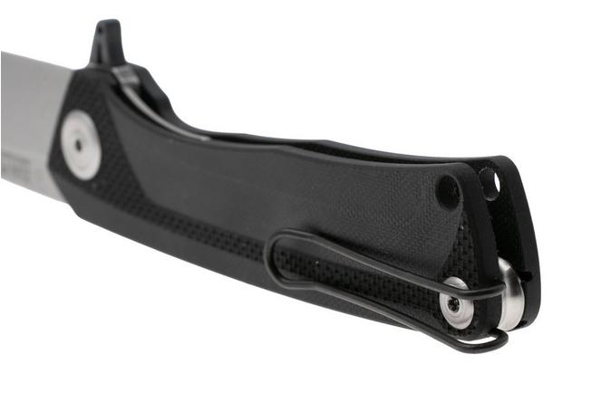 Afbeelding voor ANV Z200 PLUS-001, Stonewashed Sleipner, Black G10 zakmes