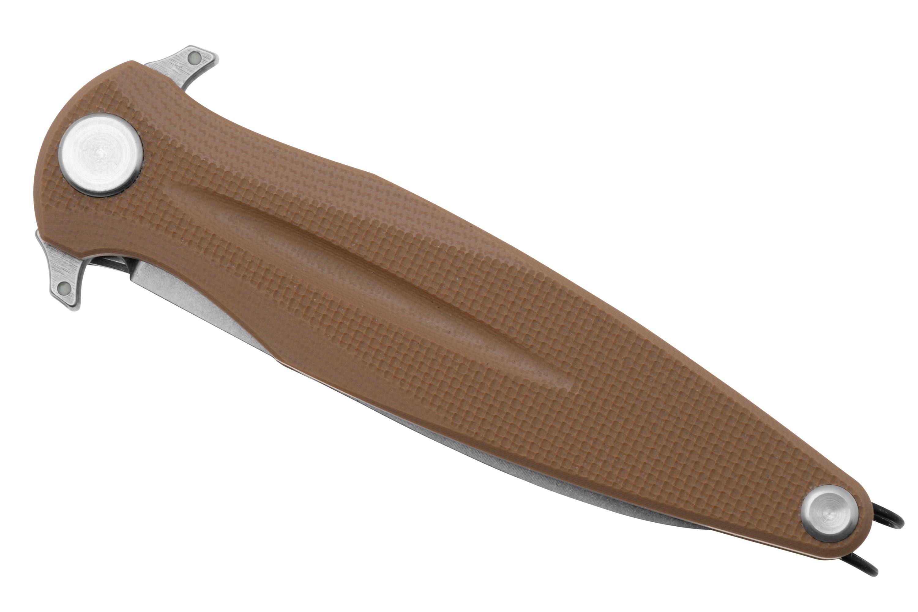 ANV Z400, VZ400-012, Sleipner Stonewashed, G10 Coyote, pocket