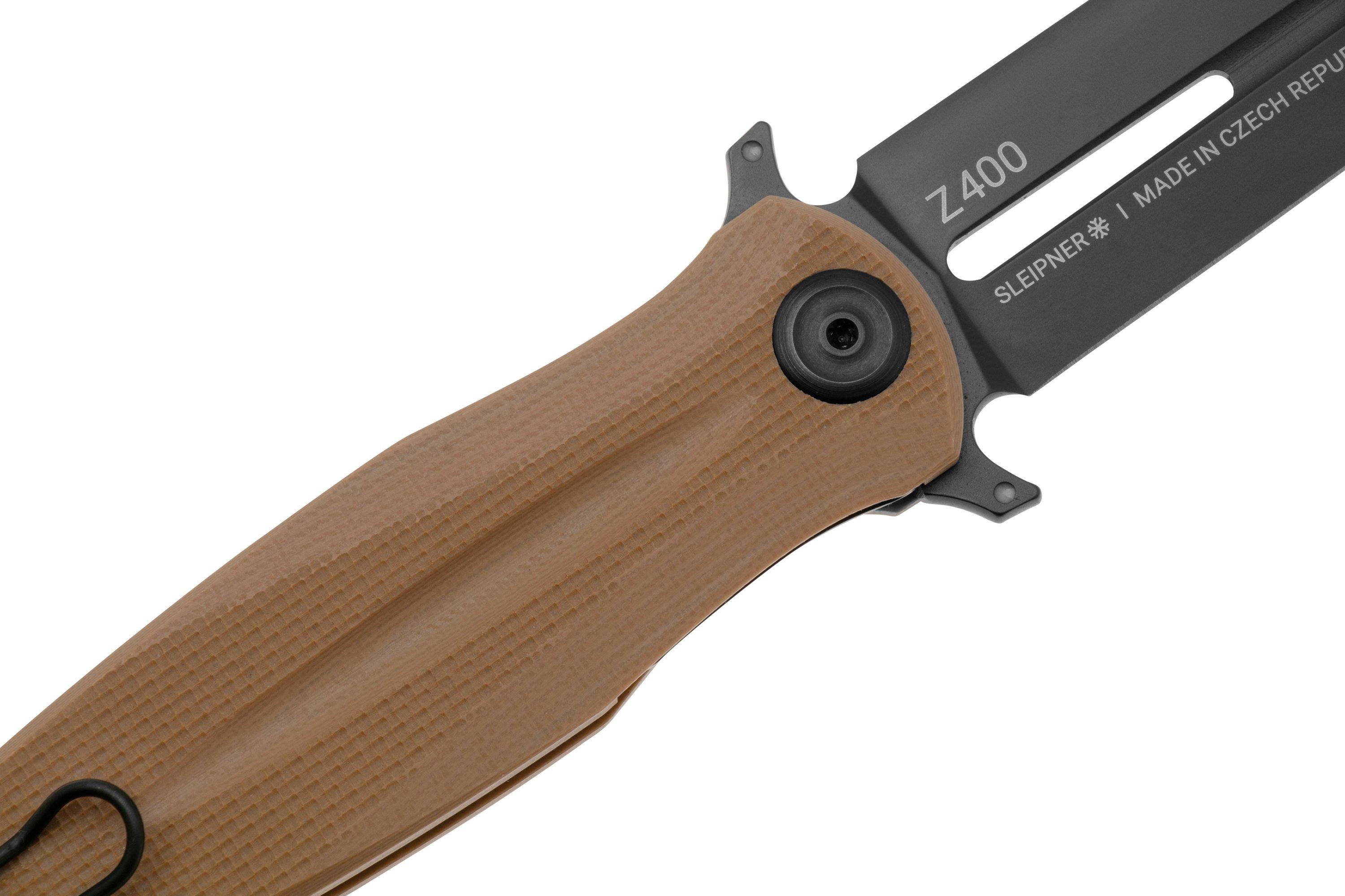 ANV Z400 BB Z400-016 DLC Sleipner, Coyote G10, pocket knife