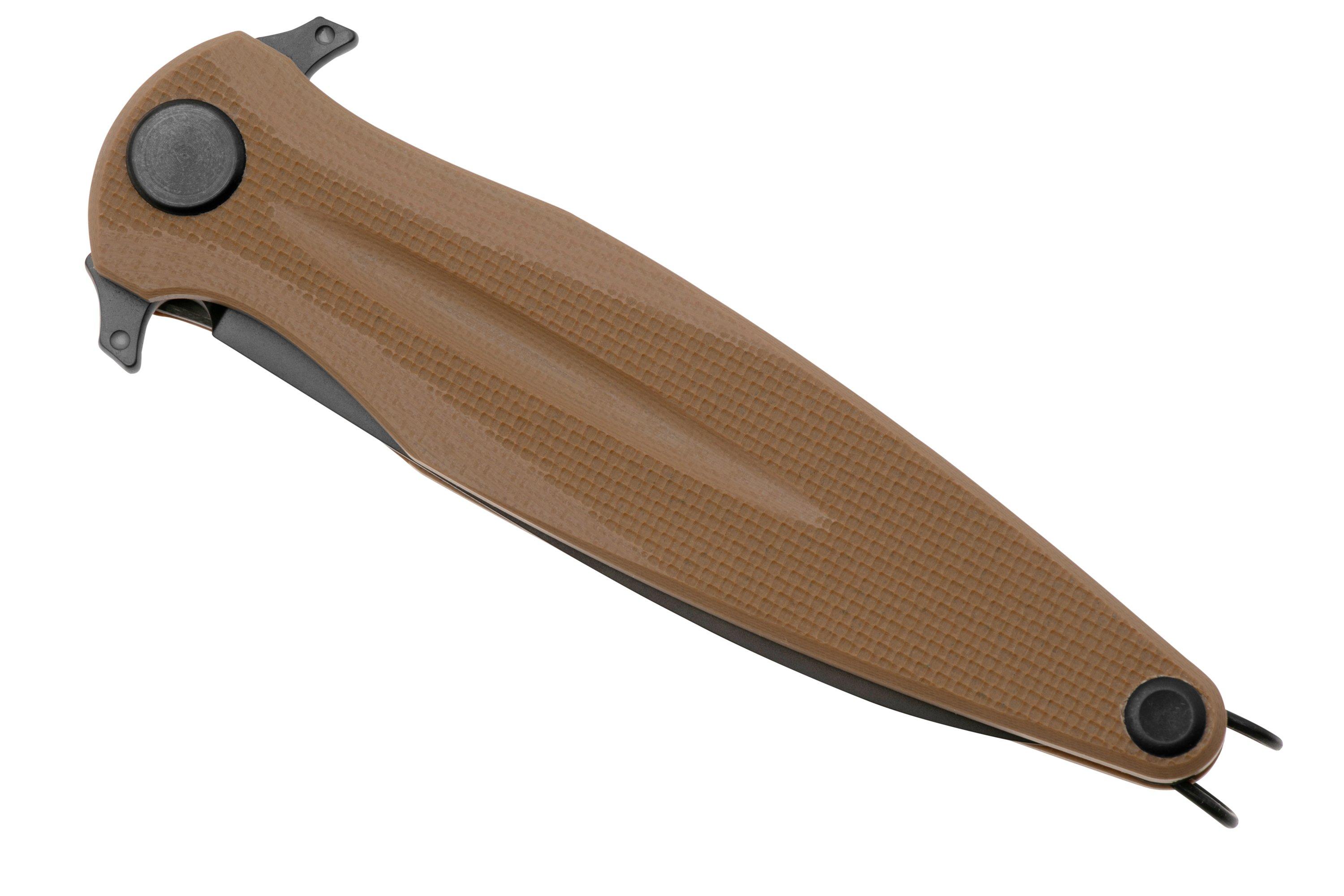 ANV Z400 BB Z400-016 DLC Sleipner, Coyote G10, pocket knife