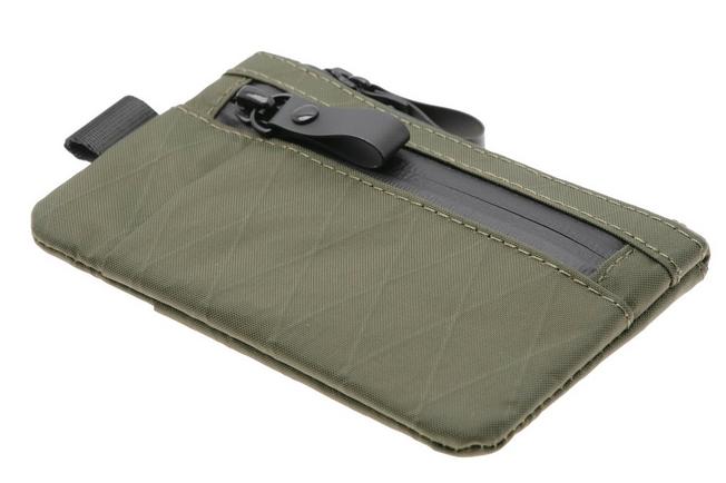 Afbeelding voor Alpaka Gear Zip Cardholder AD010340503 Dark Green, X-Pac VX21, kaarthouder en EDC-organizer