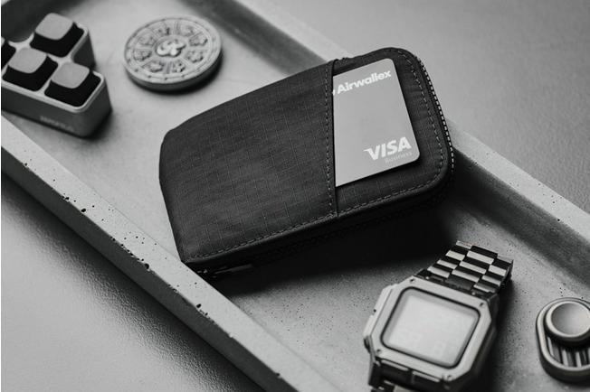 Afbeelding voor Alpaka Gear Zip Card Pouch AD010570118 Black, Axoflux 210D, kaarthouder en pouch