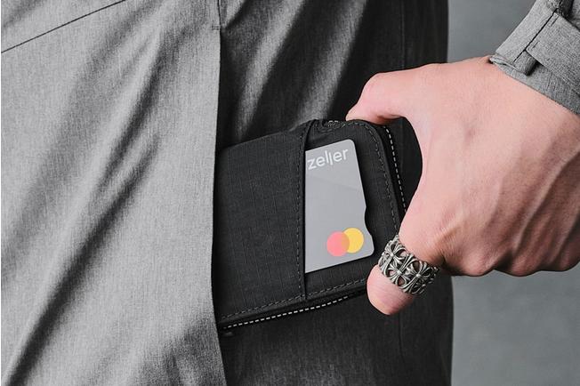 Afbeelding voor Alpaka Gear Zip Card Pouch AD010570518 Green, Axoflux 210D, kaarthouder en pouch