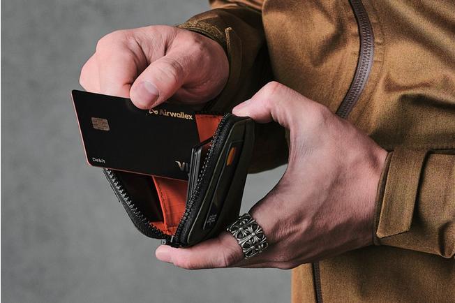 Afbeelding voor Alpaka Gear Zip Card Pouch AD010570518 Green, Axoflux 210D, kaarthouder en pouch