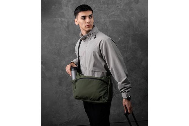 Afbeelding voor Alpaka Gear Flight Satchel AD010860518 Green, Axoflux 210D, crossbodytas
